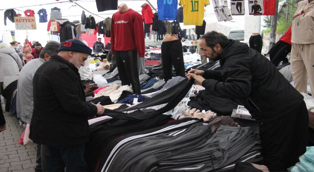 Modayı uygun fiyata takip etmek isteyenler bu pazarda buluşuyor