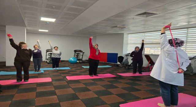 Nazilli'de kadınlar güne sporla başlıyor