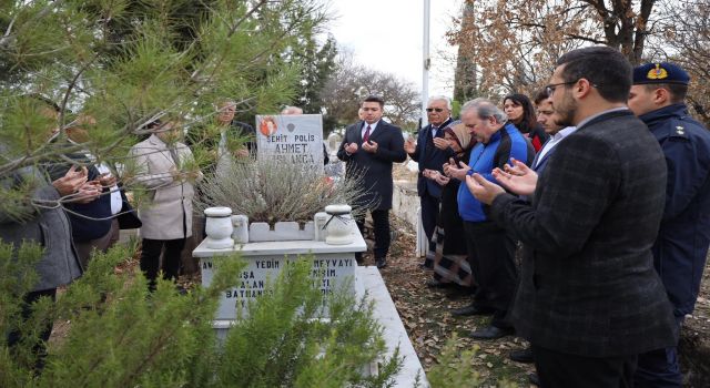 Şehit Polis Işlakça şehadetinin yıl dönümünde anıldı