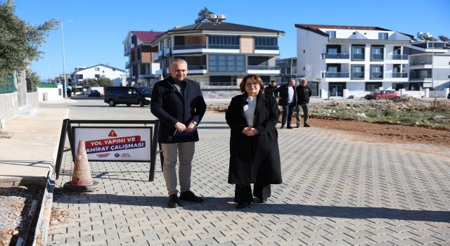 Yeni yıla hızlı başlayan Başkan Gençay, çalışmaları inceledi