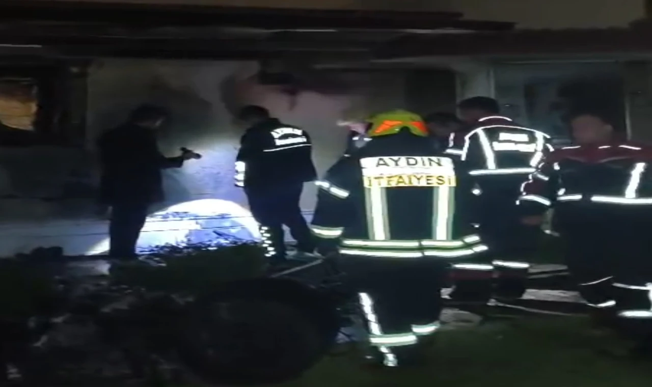 Bahçede Başladı, Eve Sıçradı: Nazilli’de Korkutan Yangın