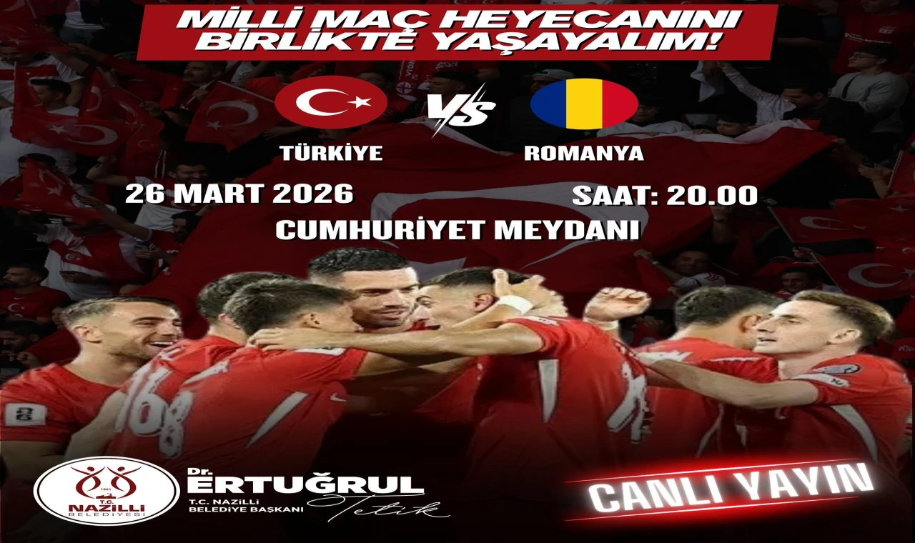 Başkan Tetik'ten Dev Ekran Daveti: Milli Maç Meydanda İzlenecek