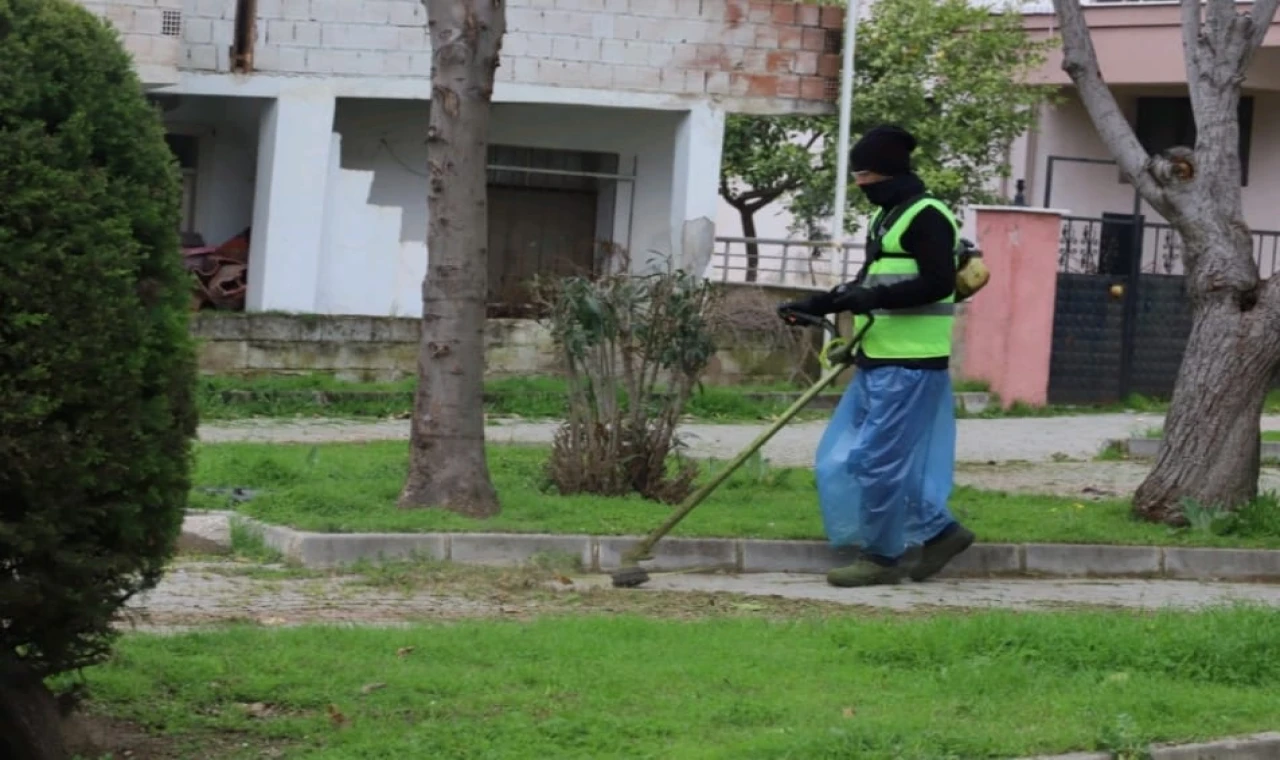 Nazilli’de parklar bahara hazırlanıyor