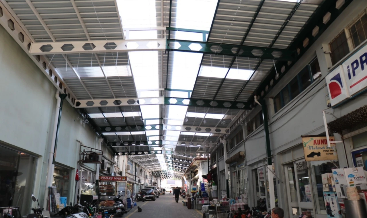 Bozdoğan’da Simit Pazarı Sokağı düzenleme çalışması tamamlandı