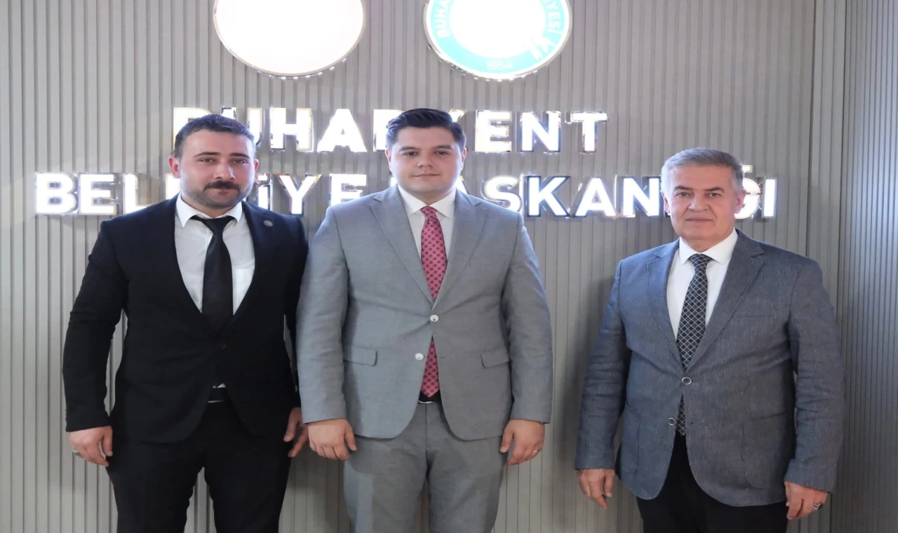 Buharkent Belediye Başkanı Mehmet Erol, Ülkü Ocakları heyetini ağırladı