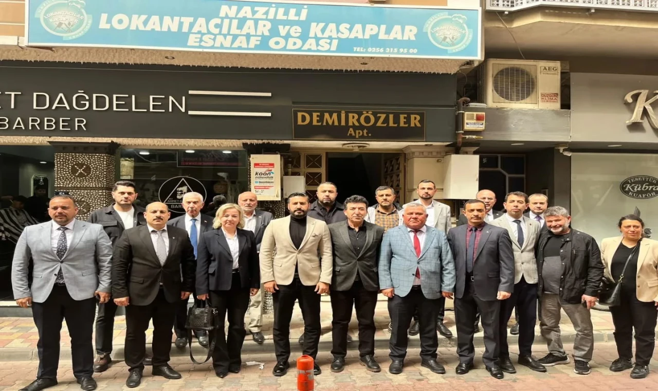 MHP Heyetinden Nazilli Esnaf Odasına Ziyaret