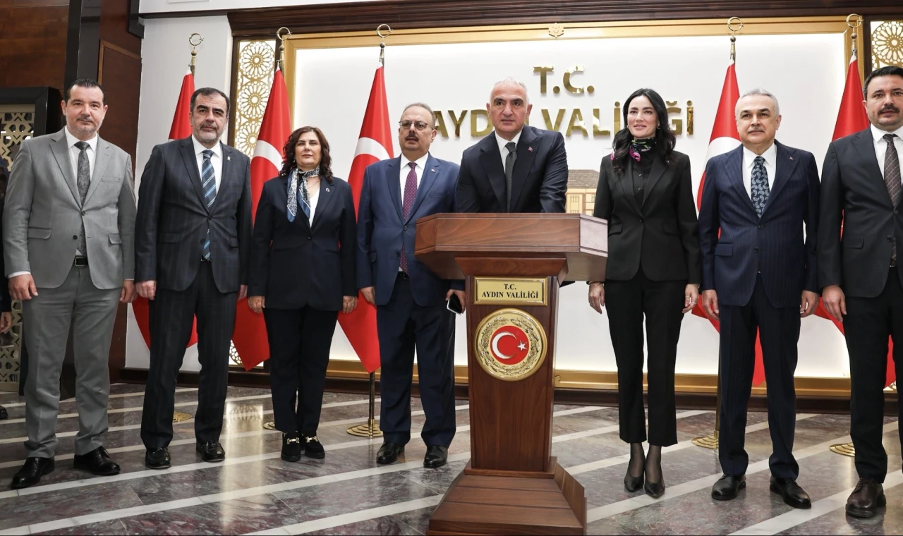 Bakan Ersoy’un ikinci durağı Aydın Valiliği oldu