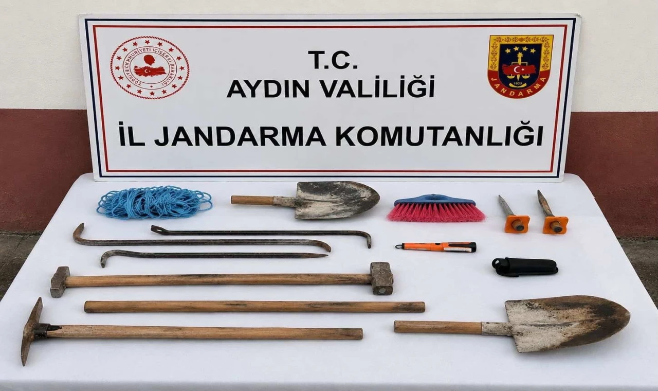Magnesia Antik Kenti’nde kaçak kazıya suçüstü: 3 şüpheli yakalandı