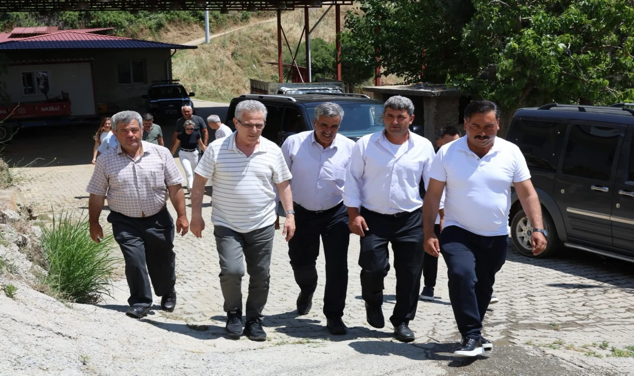Başkan Tetik’ten Çatak Mahallesi Muhtarı Bilici’ye Geçmiş Olsun Ziyareti
