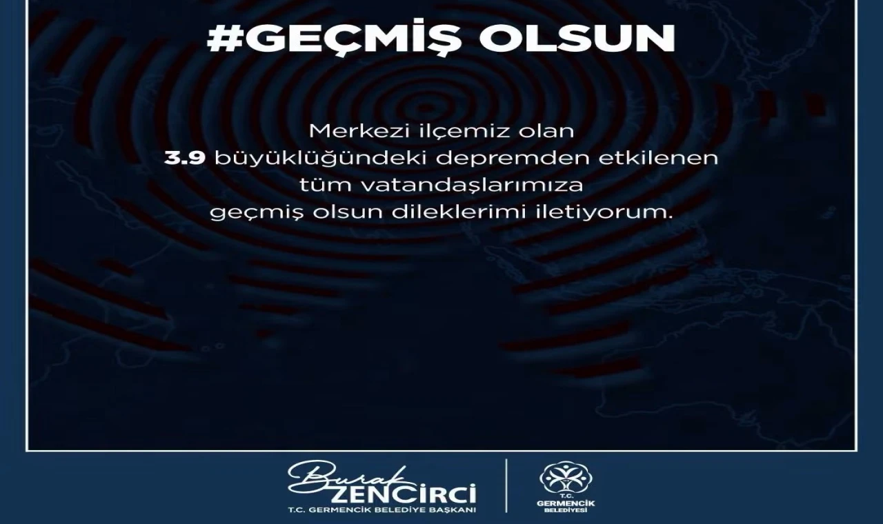 Burak Zencirci’den Deprem Sonrası Geçmiş Olsun Mesajı