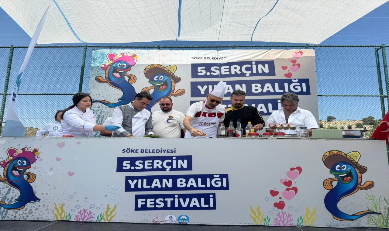 Söke'de Yılan Balığı Festivali Coşkusu başladı