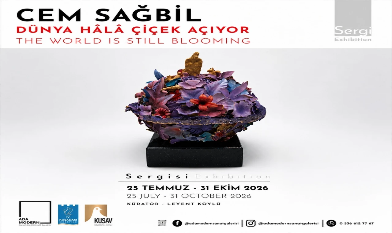ADA MODERN SANAT GALERİSİ’NDE “DÜNYA HALA ÇİÇEK AÇIYOR” SERGİSİ AÇILIYOR