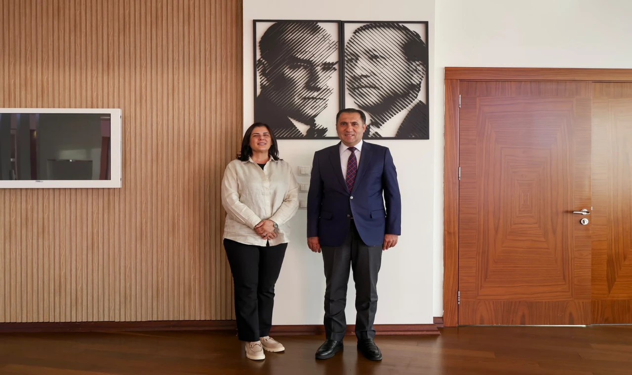 BAŞKAN ÇERÇİOĞLU'NA AİLE VE SOSYAL HİZMETLER İL MÜDÜRÜ TÜRKOĞLU'NDAN ZİYARET