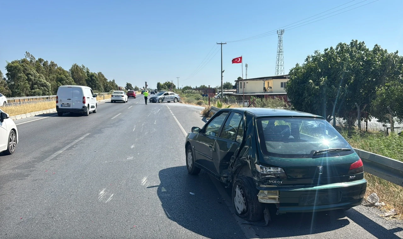 Söke'de İki Otomobilin Çarpıştığı Kazada 1 Kişi Yaralandı