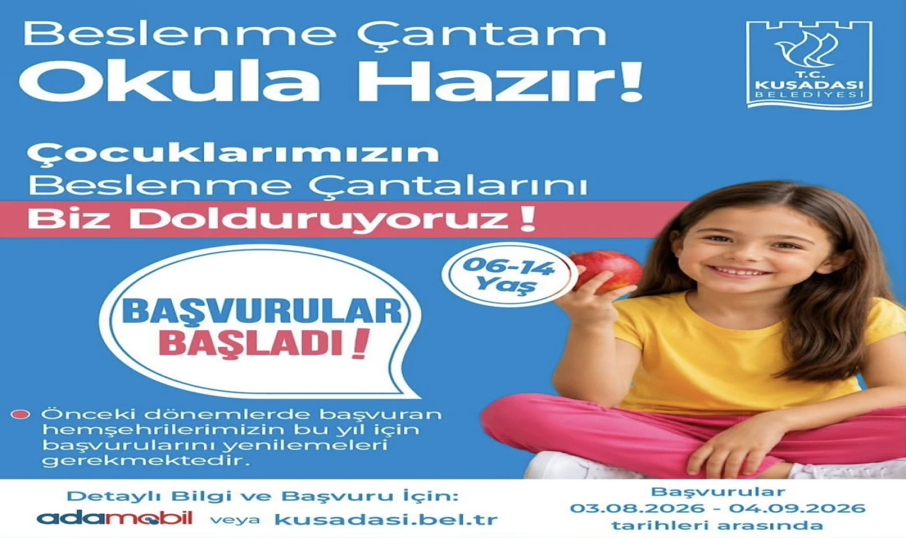 KUŞADASI BELEDİYESİ'NDEN EĞİTİME GÜÇLÜ DESTEK