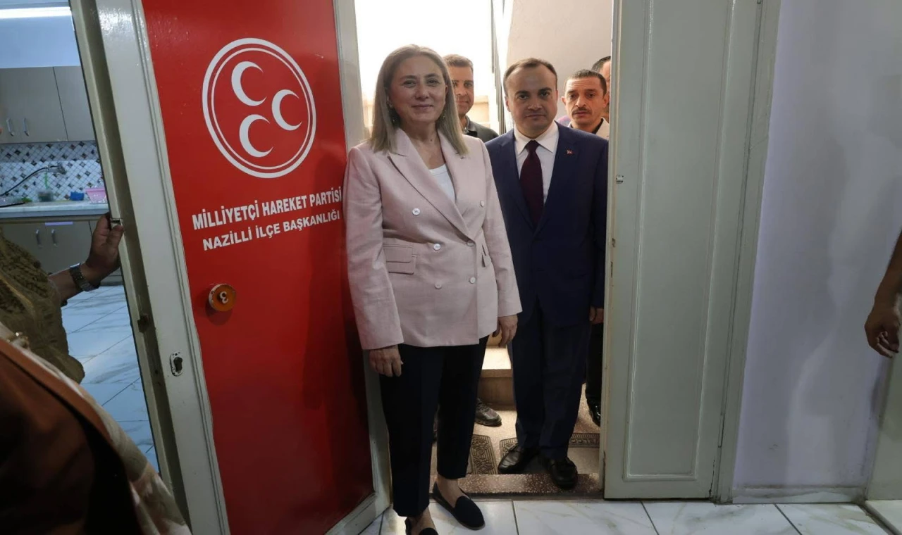 Nazilli Kaymakamı Huriye Küpeli Kan’dan MHP İlçe Başkanlığına Ziyaret
