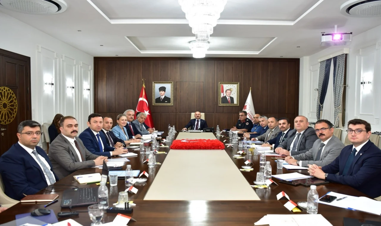 Aydın’da okulların güvenliği için toplantı yapıldı