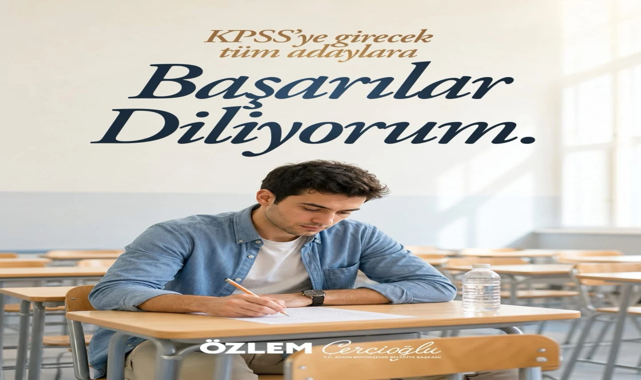 Başkan Çerçioğlu: Tüm KPSS Adaylarına Başarılar Diliyorum