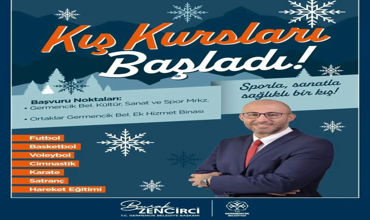 Germencik’te Kış Kursları Başladı: Çocuklar Spor ve Sanatla Buluşuyor