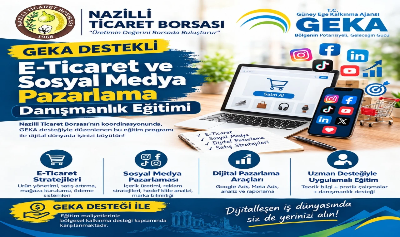 NAZİLLİ’NİN ÜRÜNLERİ DİJİTAL PAZARA TAŞINIYOR