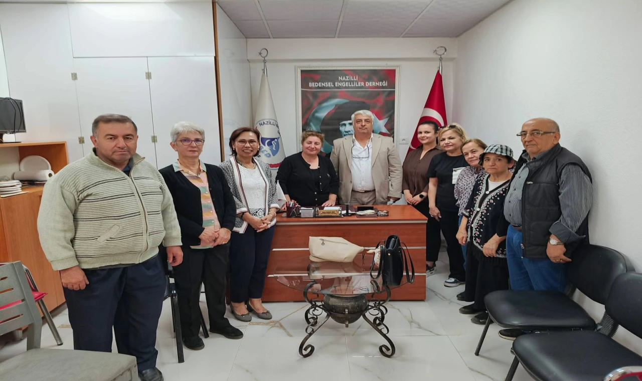Atatürkçü Düşünce Derneği’nden Nazilli Bedensel Engelliler Derneği’ne ziyaret