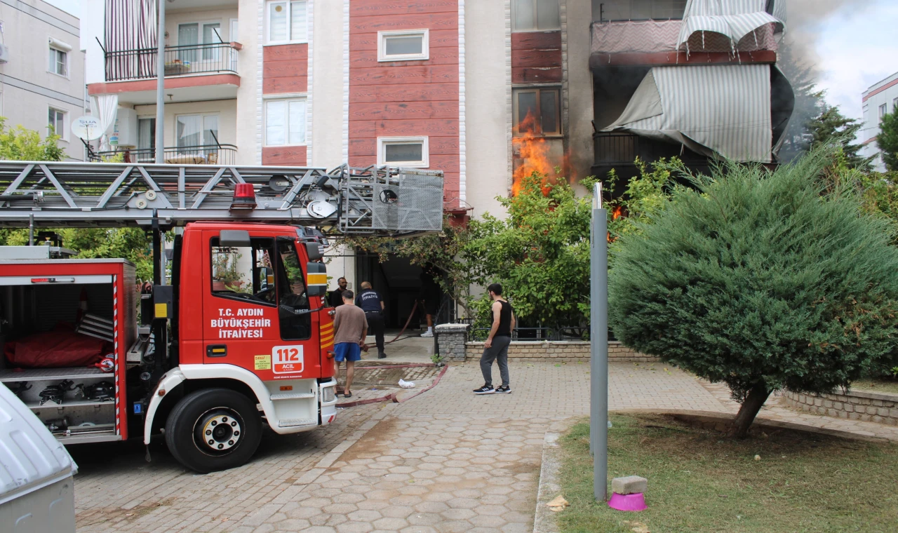 Aydın'da tüp parlaması sonrası mağdur olan aile için yardım çağrısı