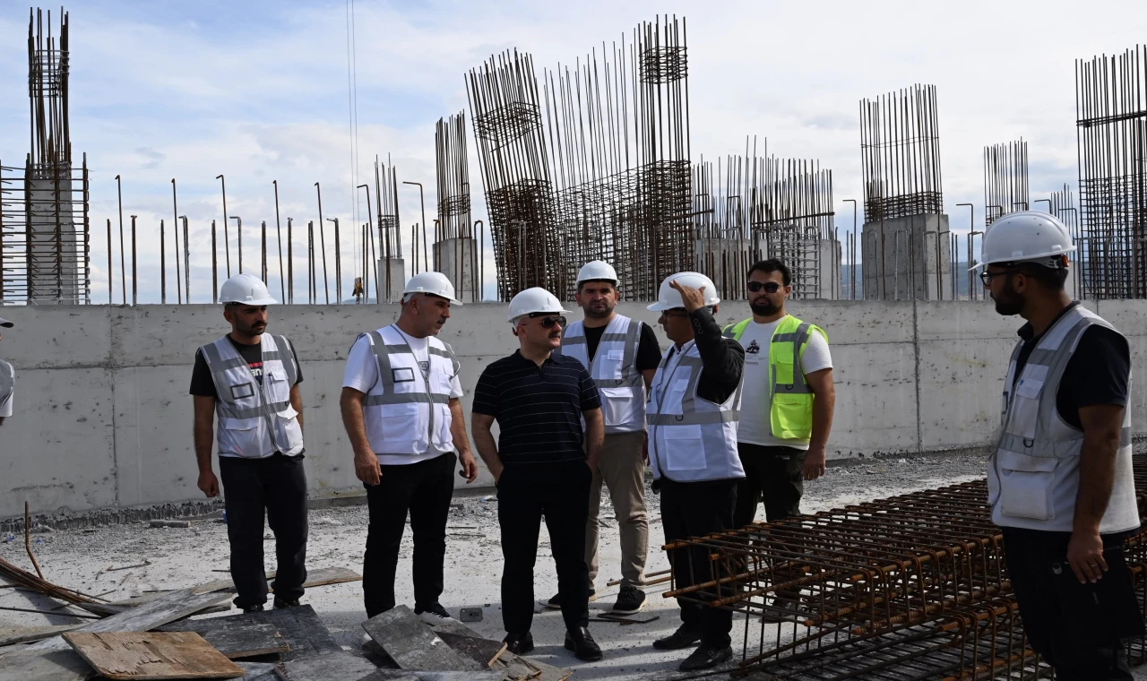Aydın’daki 4 bin kişilik spor kompleksinde çalışmalar sürüyor