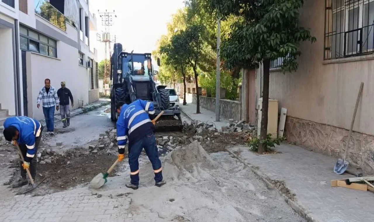 Germencik Belediyesi Sahada: Mahallelerde Bakım ve Onarım Çalışmaları Sürüyor