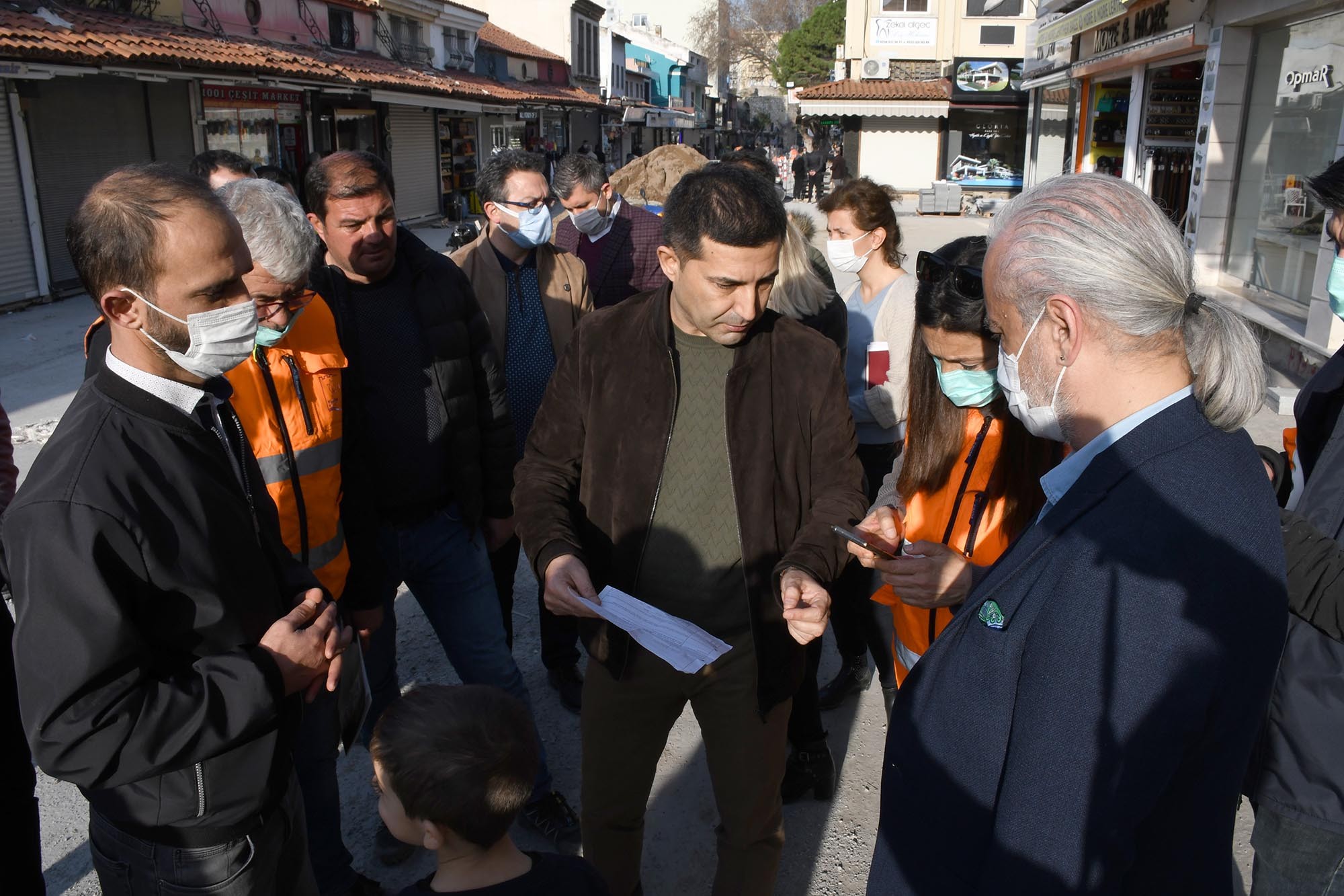 Başkan Günel, turistik çarşılardaki çalışmalara denetimde bulundu