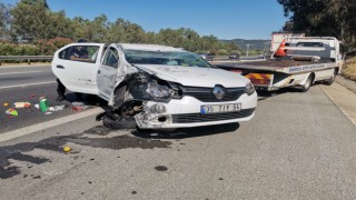 Aydın-İzmir Otobanında Feci Kaza