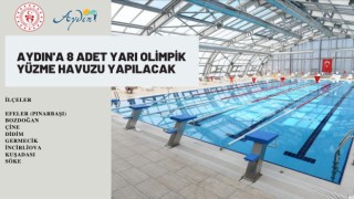 Aydın'a Yarı Olimpik Yüzme Havuzu