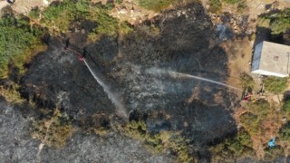 Didim’deki Yangın Ekiplerce Kontrol Altına Alındı