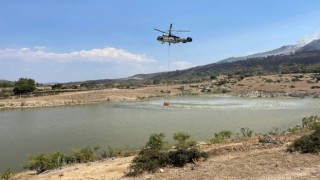 Söndürme Helikopterleri Aralıksız Çalışmalara Devam Ediyor