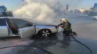 Baba yadigarı aracı için gözyaşı döktü