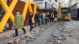 Grand ve Orient Bazaar sokak sağlıklaştırma projesinde ilk kazma vuruldu