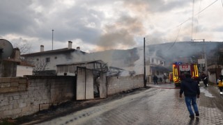 Çine'de mazot deposunda yangın