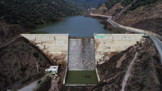 İsabeyli Barajı doldu taştı