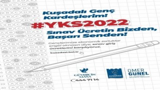 Kuşadası Belediyesi, öğrencilerin sınav ücretlerini karşılamaya başladı