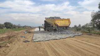 Nazilli’de bağlantı yolu çalışmaları aralıksız sürüyor