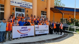 AFAD gönüllüleri eğitimlerini tamamladı