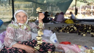 Nazilli’den dünyaya doğal lezzet: Kurutulmuş patlıcan