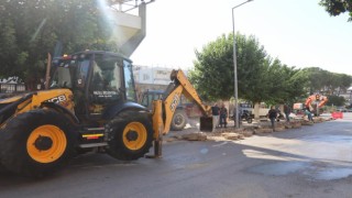 Nazilli Şehir Stadı çevresinde yenileme çalışmaları başladı