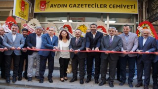 Aydınlı gazeteciler yeni evine kavuştu