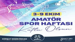 Başkan Özcan Amatör Spor Haftası’nı kutladı