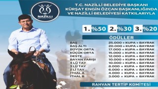 Nazilli 10. Geleneksel Rahvan At Yarışları için geri sayım başladı