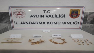 Aydın'da jandarma ekiplerinden tarihi eser operasyonu