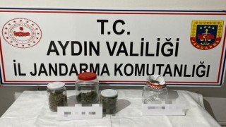 Cam kavanoz içinde uyuşturucu ele geçirildi