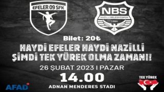 Nazilli Belediyespor ve Efeler 09 SFK depremzedeler için karşılaşacak