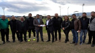 Nazilli belediyespor yönetici ve üyelerinden anlamlı bağış