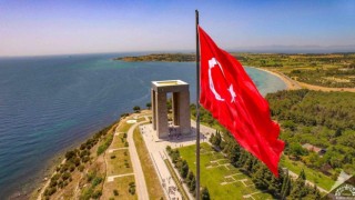 Çanakkale Şehitler Abidesine uzaklardan bir bakın